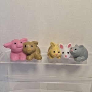 Fisher Price Little People Piglets & Bunny Babies Farm Animal 2015